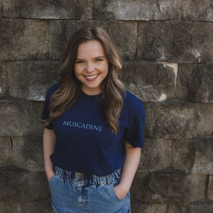 Muscadine Simple Tee (Navy)